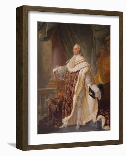 Louis XVI (1754-93)-Antoine Francois Callet-Framed Giclee Print