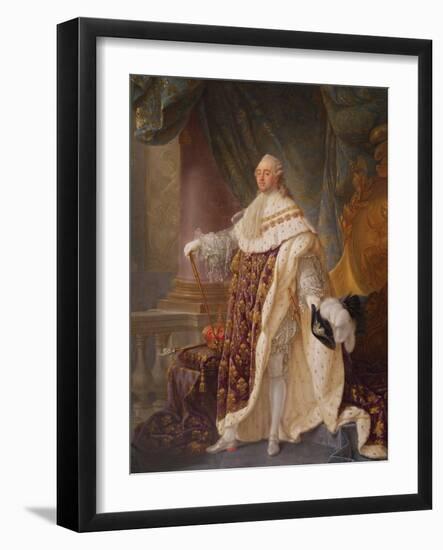 Louis XVI (1754-93)-Antoine Francois Callet-Framed Giclee Print