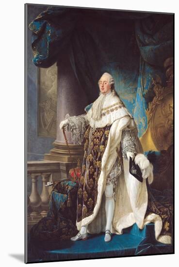 Louis XVI (1754-93)-Antoine Francois Callet-Mounted Giclee Print