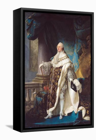 Louis XVI (1754-93)-Antoine Francois Callet-Framed Stretched Canvas