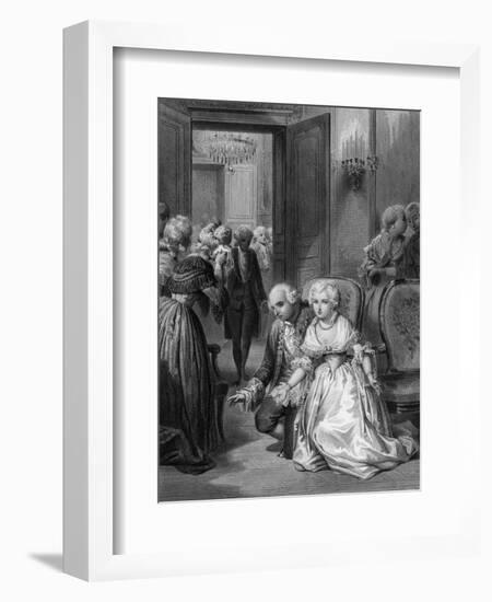 Louis XVI Accedes-Jules David-Framed Art Print