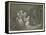 Louis XVI and His Family-Denis Auguste Marie Raffet-Framed Stretched Canvas
