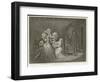 Louis XVI and His Family-Denis Auguste Marie Raffet-Framed Giclee Print