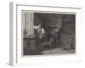 Louis XVI and the Locksmith-Joseph Caraud-Framed Giclee Print