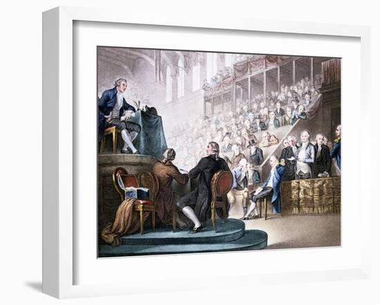 Louis XVI at the Bar of the National Convention, December 26th 1792-Domenico Pellegrini-Framed Giclee Print