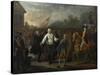 Louis XVI before the Scaffold-Charles Benazech-Stretched Canvas