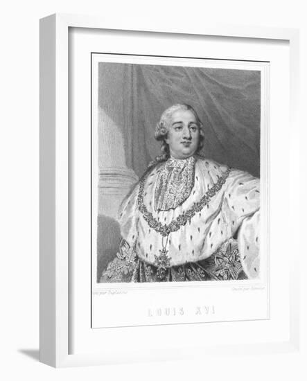 Louis XVI by Jacques Etienne Pannier-Stefano Bianchetti-Framed Giclee Print