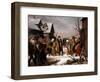 Louis XVI Distributing Alms to the Poor of Versailles During the Winter of 1788-Louis Hersent-Framed Giclee Print