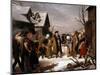 Louis XVI Distributing Alms to the Poor of Versailles During the Winter of 1788-Louis Hersent-Mounted Giclee Print