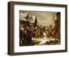 Louis XVI Giving Alms-Louis Hersent-Framed Giclee Print