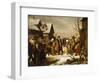 Louis XVI Giving Alms-Louis Hersent-Framed Giclee Print