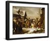 Louis XVI Giving Alms-Louis Hersent-Framed Giclee Print