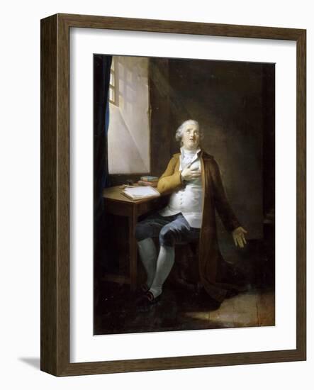 Louis XVI in the Temple-Henri-Pierre Danloux-Framed Giclee Print