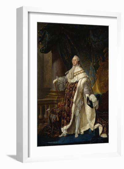 Louis XVI of France, 1778-1779-Antoine-François Callet-Framed Giclee Print