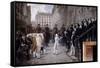 Louis XVI Received by the New Mayor of Paris, July 17 1789, (19Th/Early 20th Centur)-Jean-Paul Laurens-Framed Stretched Canvas