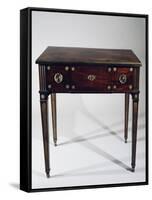 Louis XVI Style Combination Table, Ca 1780-David Roentgen-Framed Stretched Canvas