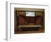 Louis XVI Style Console with Lemon Wood and Amaranth Veneer Finish-null-Framed Giclee Print