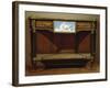 Louis XVI Style Console with Lemon Wood and Amaranth Veneer Finish-null-Framed Giclee Print