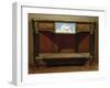 Louis XVI Style Console with Lemon Wood and Amaranth Veneer Finish-null-Framed Giclee Print