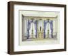 Louis XVI Style Interior Showing Furniture from a French Periodical, 1950S-null-Framed Giclee Print