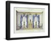 Louis XVI Style Interior Showing Furniture from a French Periodical, 1950S-null-Framed Giclee Print