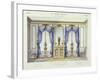 Louis XVI Style Interior Showing Furniture from a French Periodical, 1950S-null-Framed Giclee Print