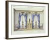 Louis XVI Style Interior Showing Furniture from a French Periodical, 1950S-null-Framed Giclee Print