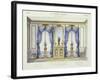 Louis XVI Style Interior Showing Furniture from a French Periodical, 1950S-null-Framed Giclee Print