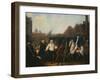 Louis XVI taken to the Place of Execution January 21, 1793-Charles Benazech-Framed Giclee Print