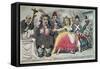 Louis XVI-James Gillray-Framed Stretched Canvas