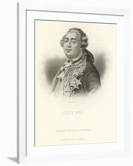 Louis XVI-Alphonse Marie de Neuville-Framed Giclee Print
