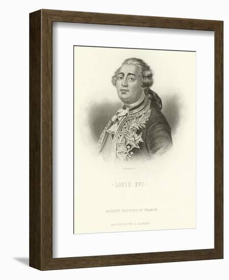 Louis XVI-Alphonse Marie de Neuville-Framed Giclee Print