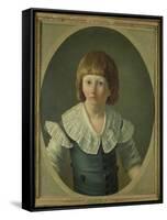 Louis XVII (1785-95) Aged 8, at the Temple, 1793-Joseph Marie Vien-Framed Stretched Canvas