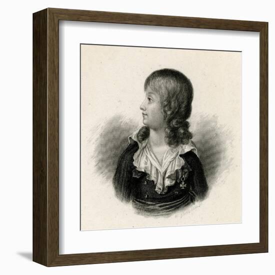 Louis XVII, Titular King of France, Son of Louis XVI-null-Framed Art Print