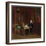 Louis XVIII (1755-182) in His Study at the Tuileries-François Pascal Simon Gérard-Framed Giclee Print