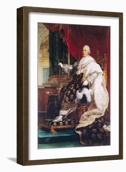 Louis XVIII (1755-1824)-Francois Gerard-Framed Giclee Print