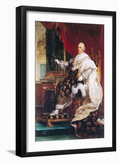 Louis XVIII (1755-1824)-Francois Gerard-Framed Giclee Print