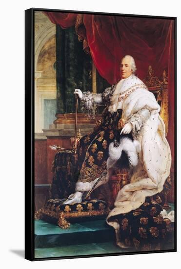 Louis XVIII (1755-1824)-Francois Gerard-Framed Stretched Canvas