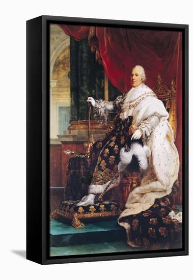 Louis XVIII (1755-1824)-Francois Gerard-Framed Stretched Canvas