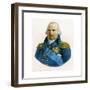 Louis XVIII, King of France, 19th Century-W Evans-Framed Giclee Print