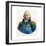 Louis XVIII, King of France, 19th Century-W Evans-Framed Giclee Print