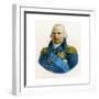 Louis XVIII, King of France, 19th Century-W Evans-Framed Giclee Print