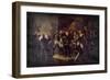 Louis XVIII Left the Tuileries on the Night of March 20, 1815-Antoine-Jean Gros-Framed Giclee Print