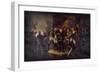 Louis XVIII Left the Tuileries on the Night of March 20, 1815-Antoine-Jean Gros-Framed Giclee Print