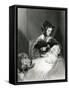 Louisa, Duchess Abercorn-Edwin Henry Landseer-Framed Stretched Canvas