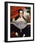 Louisa Galland Cook Moore, 1838-Erastus Salisbury Field-Framed Giclee Print