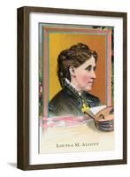 Louisa M. Alcott-null-Framed Art Print