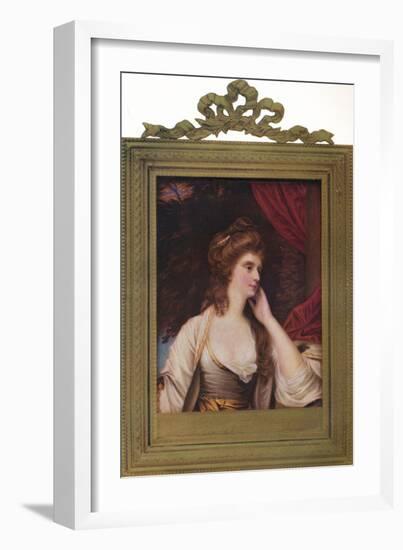 Louisa Manners (nee Tollemache), 7th Countess of Dysart, 1779, (1907)-Henry Bone-Framed Giclee Print