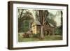 Louisa May Alcott Home, Concord-null-Framed Art Print