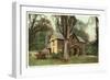 Louisa May Alcott Home, Concord-null-Framed Art Print